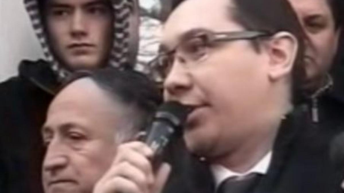 ponta in timpul pichetului din pitesti sa nu va fie frica de pdl si traian basescu
