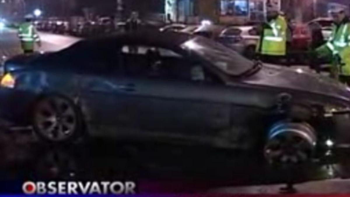 un sofer bucurestean a avariat mai multe masini si a fugit de la locul accidentului
