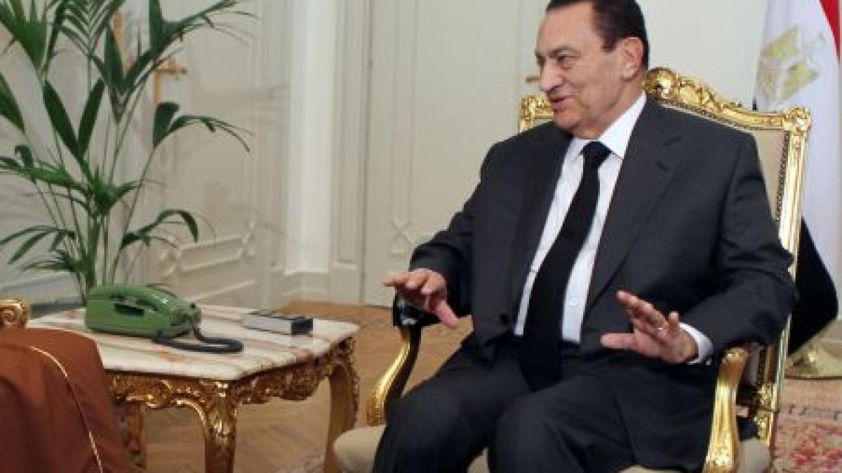 mubarak nu vrea sa se retraga onorabil a respins oferta germaniei de a se interna intr o clinica de