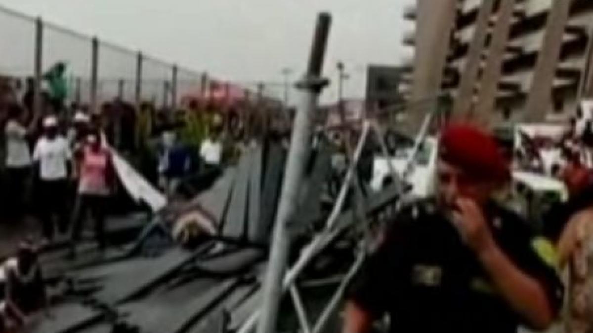 peru peste 100 de raniti dupa prabusirea unei tribune in timpul unei competitii sportive