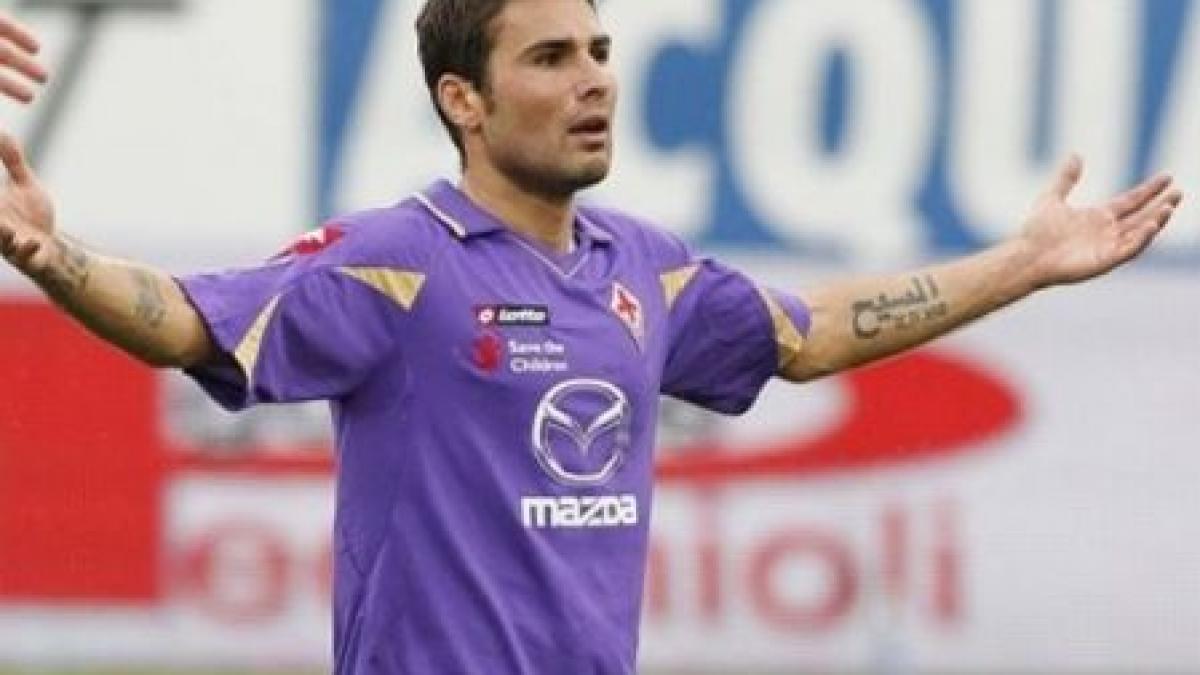 mutu vrea sa ajunga la 100 de goluri in serie a si sa intre in istoria fiorentinei