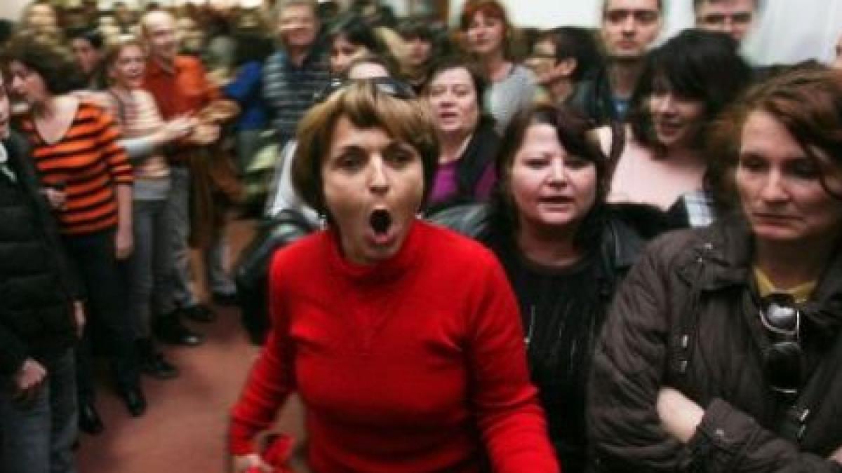 protest la ministerul agriculturii angajatii anif nu si au mai primit salariile din decembrie