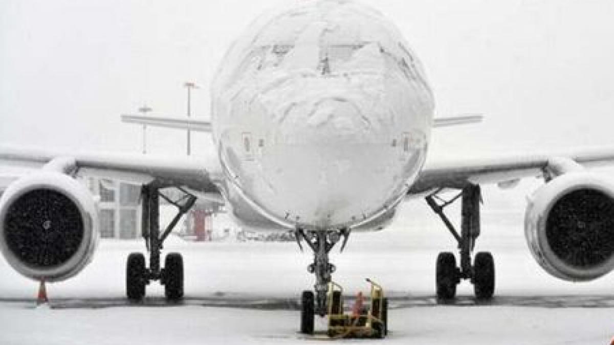 curse aeriene si trenuri anulate din cauza conditiilor meteo