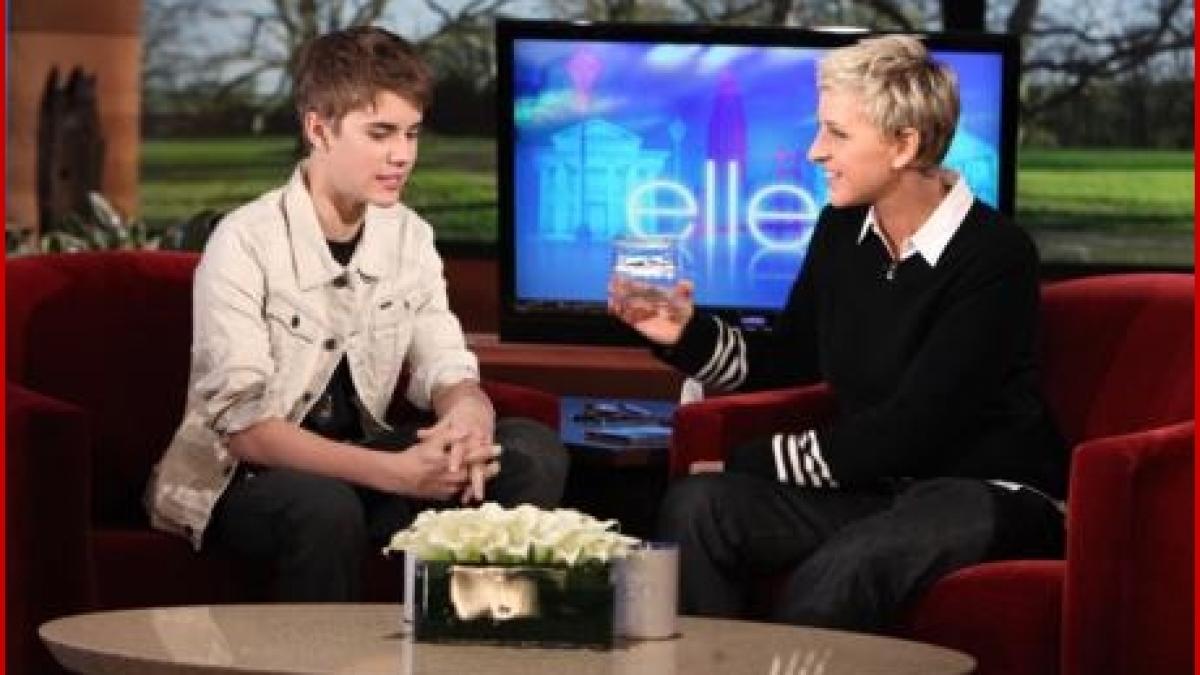 o suvita din parul lui justin bieber a fost scoasa la licitatie de ellen degeneres