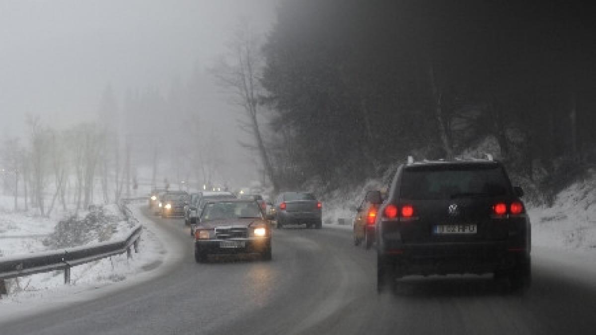 infotrafic dn 22 si dn 23b inchise din cauza ninsorii abundente