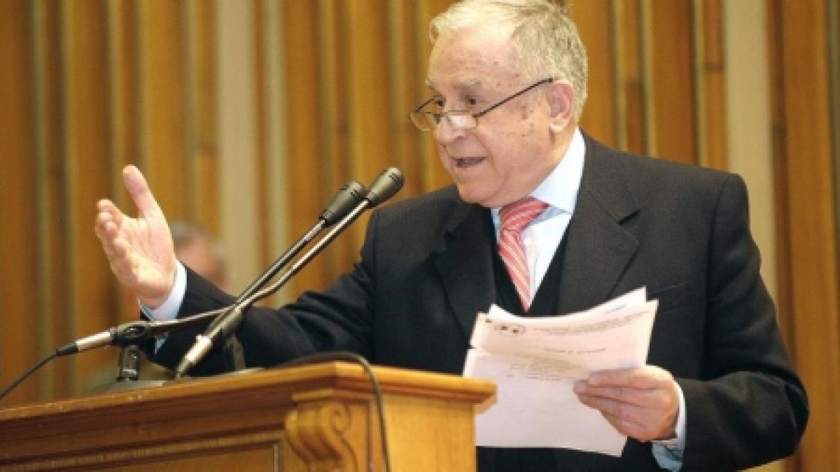 iliescu planul suspendarii lui basescu pana la 25 martie este nerealist