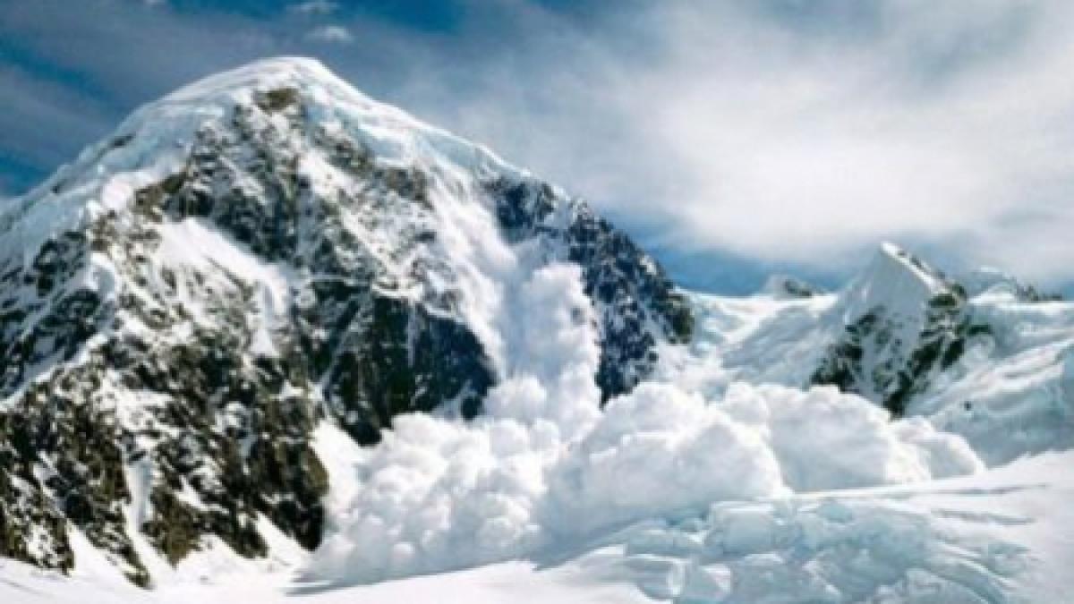 pericol crescut de avalansa in muntii fagaras