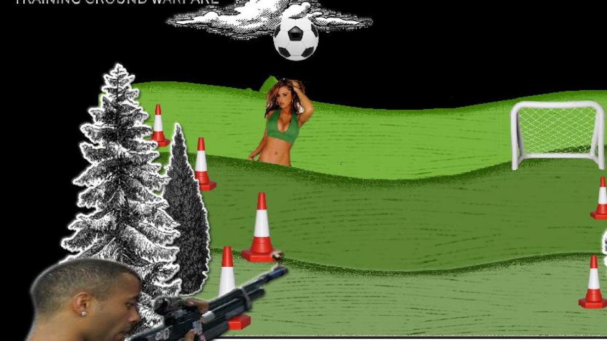 ashley cole ironizat intr un joc pe internet dupa ce a impuscat accidental un student