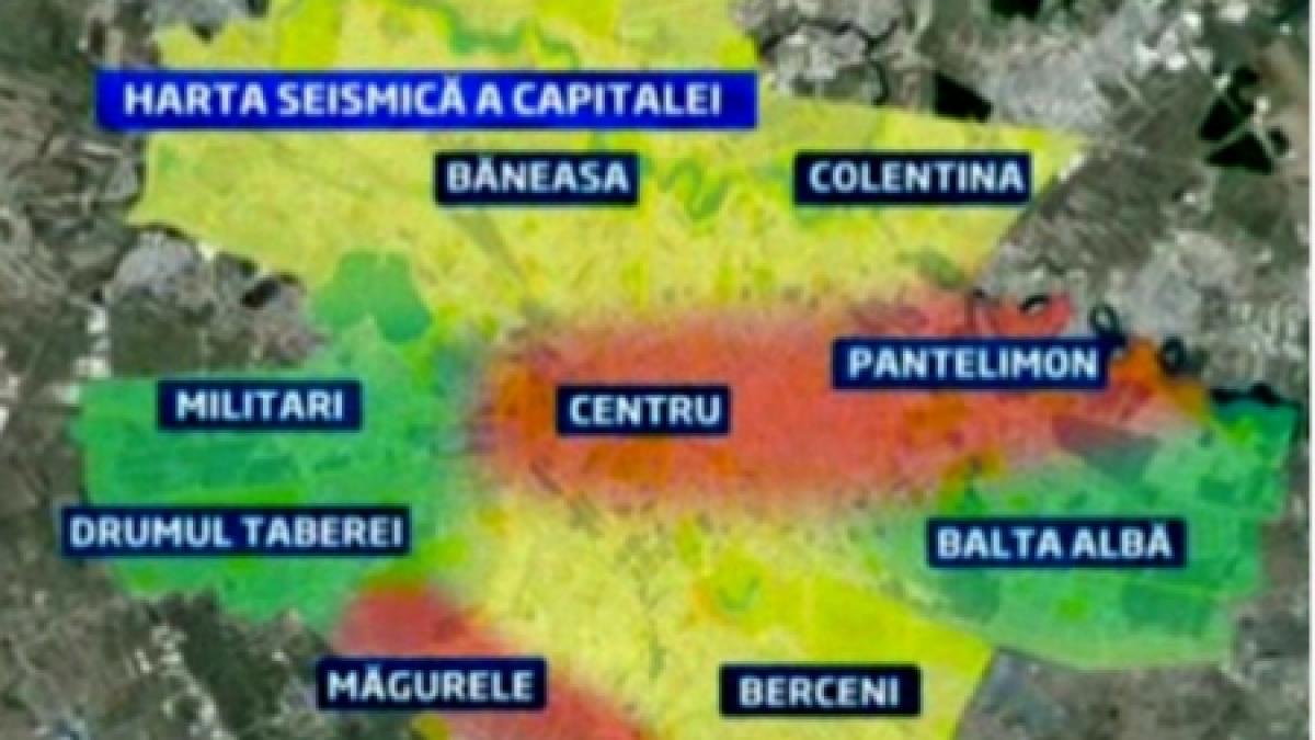 harta seismica a bucurestiului vezi zonele cu cel mai ridicat risc in caz de cutremur