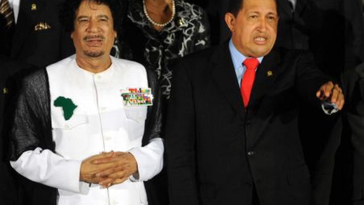 hugo chavez gaddafi nu pleaca din libia de aceea vor sa il ucida