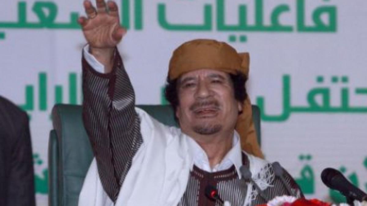 gaddafi isi negociaza plecarea opozitia nu va initia actiuni judiciare