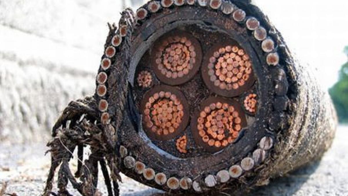 trei tineri au furat cabluri pentru fier vechi si au ingreunat traficul feroviar