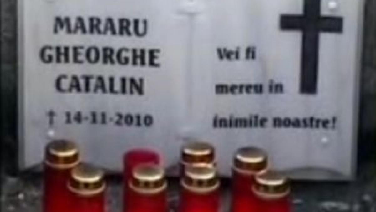 monument pentru interlop placa comemorativa in locul in care a fost impuscat gheorghe mararu