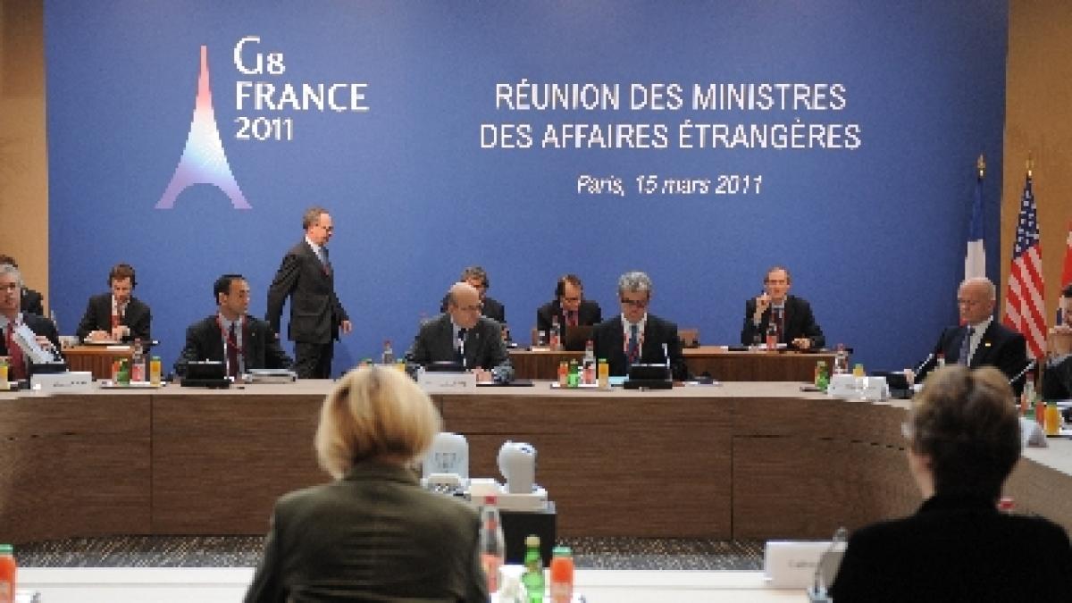 membrii g8 nu au ajuns la un acord privind o interventie militara in libia