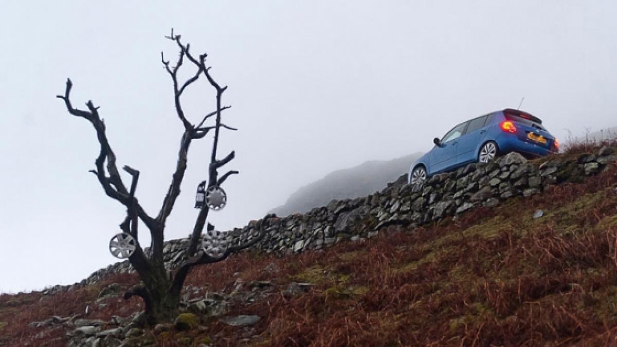 fabia rs impinsa la maxim pe coclaurile marii britanii