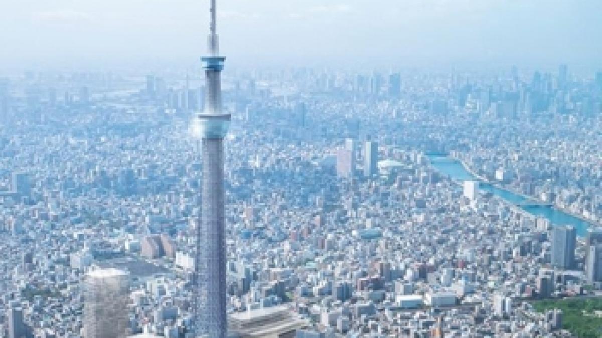 japonia cel mai inalt turn de televiziune neancorat a rezistat seismului