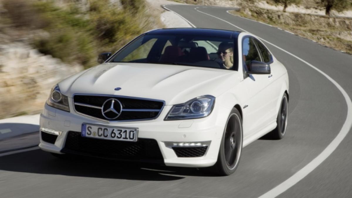 amg pune mana pe noul mercedes c klasse coupe