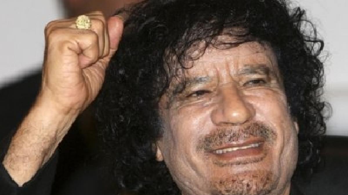 gaddafi s a adresat populatiei de la resedinta sa din tripoli