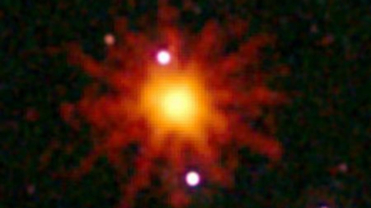 o explozie cosmica de mare intensitate a fost surprinsa de nasa