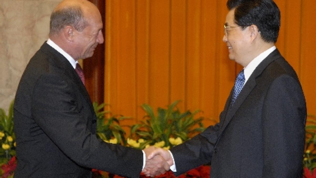 basescu vrea mai multe exporturi catre china