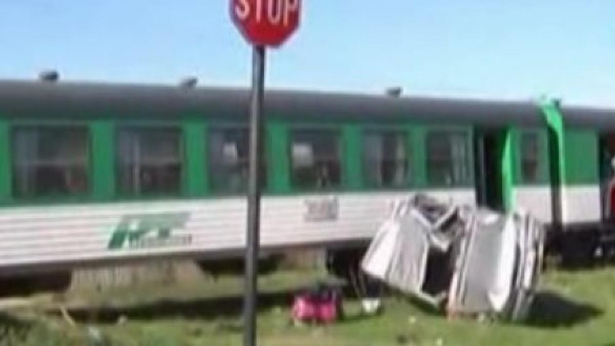 masina spulberata de tren o soferita incepatoare a pus in pericol viata a patru oameni