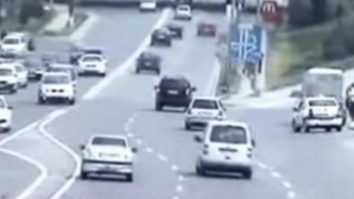 imagini socante batran spulberat pe o trecere de pietoni din cluj