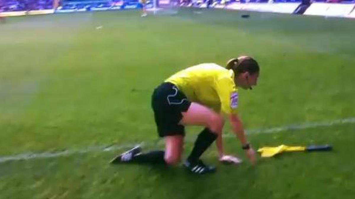 intrare barbateasca la o doamna arbitru