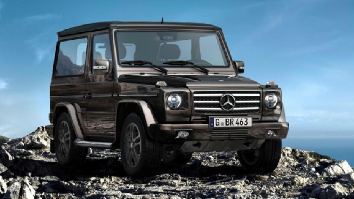 mercedes aniverseaza clasa g cu doua editii speciale