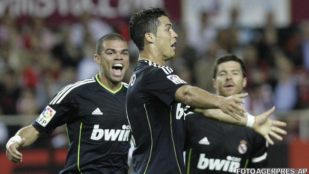 cristiano ronaldo inscrie de patru ori si real madrid invinge cu 6 2 pe sevilla