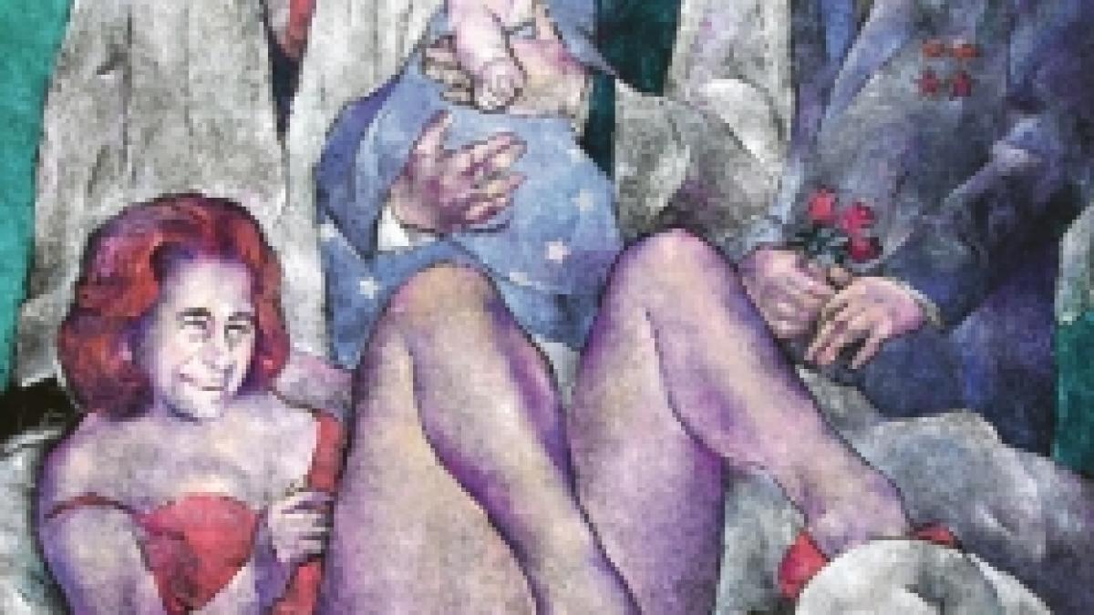 elena ceausescu erotizata intr o expozitie de pictura