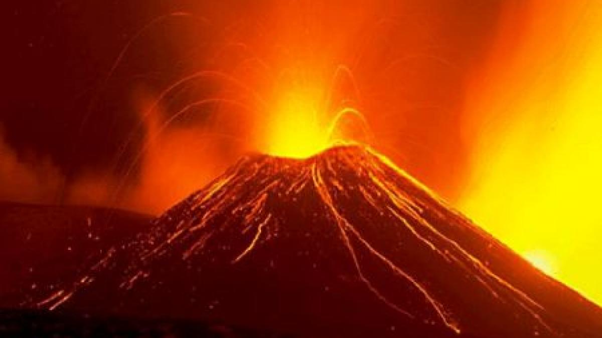panica in italia in urma eruptiei vulcanului etna