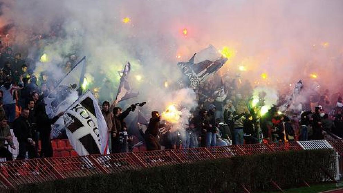 vojvodina novi sad a parasit terenul in minutul 80 al finalei cupei serbiei
