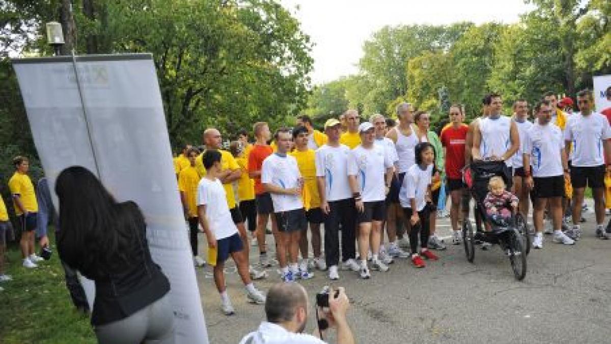 bucurestenii au alergat pentru sanatate alaturi de vedete in parcul herastrau