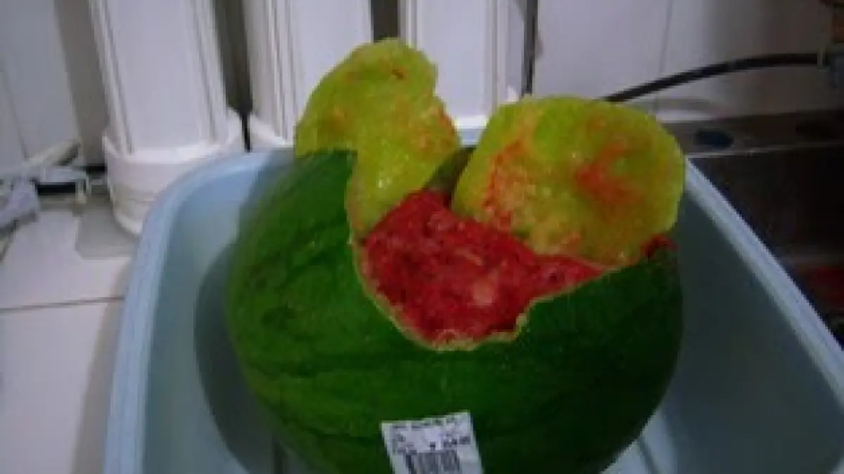 excesul de chimicale a creat pepeni bomba in china