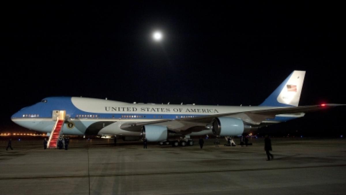avionul presedintelui obama a ratat o tentativa de aterizare in connecticut