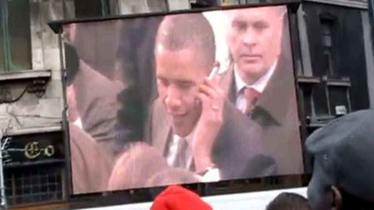obama un presedinte popular a vorbit la telefon cu mama unei fete din multimea adunata la dublin