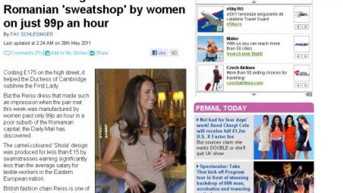 rochia purtata de kate middleton la intalnirea cu sotii obama confectionata in romania