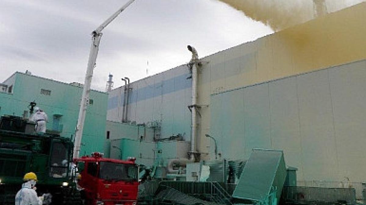 o furtuna tropicala a suspendat lucrul la centrala nucleara fukushima