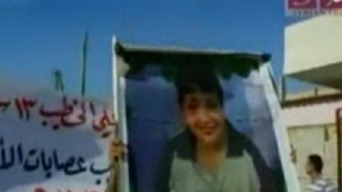 socant un baiat de 13 ani din siria este torturat si ucis cu bestialitate