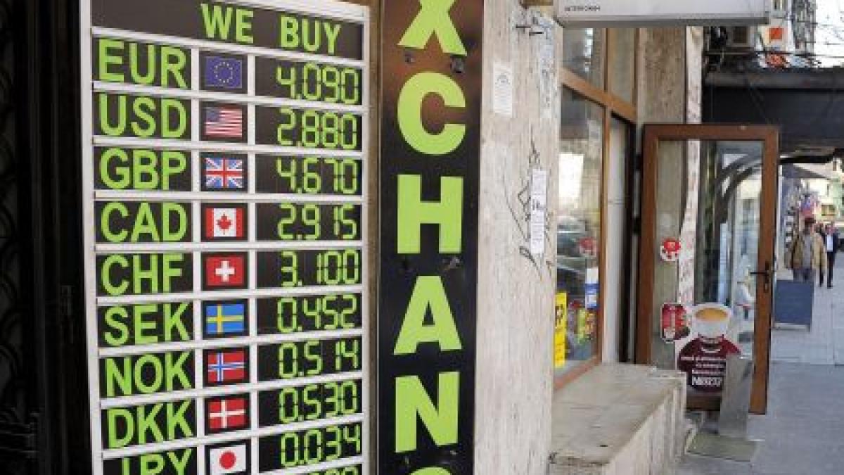 leul se depreciaza in raport cu euro vezi cursul bnr