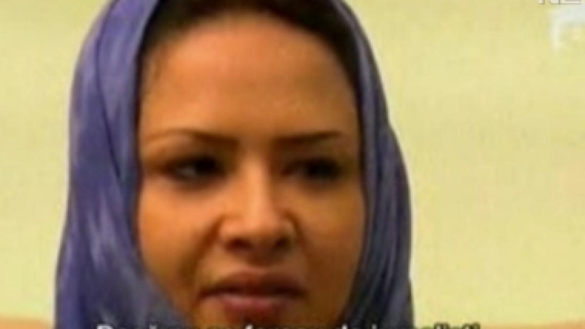 femeia care sustine ca a fost violata de soldatii lui gaddafi adapostita in romania