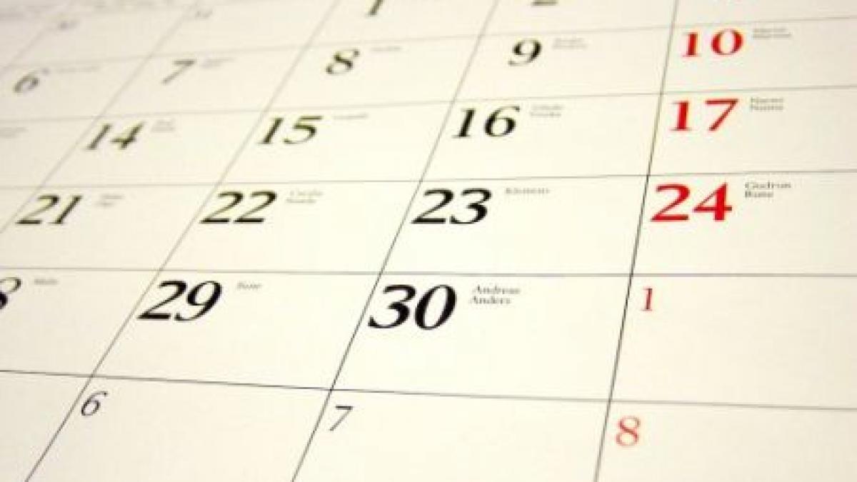 de anul viitor inca trei zile de odihna legala