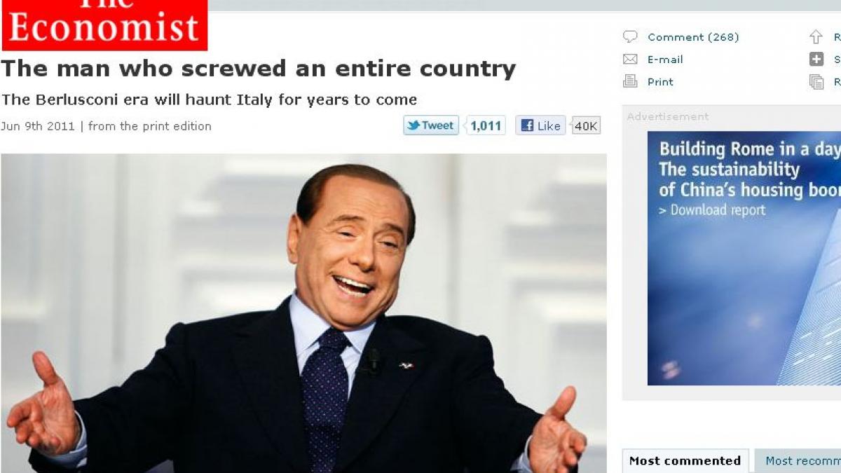 the economist silvio berlusconi omul care a nenorocit o tara intreaga