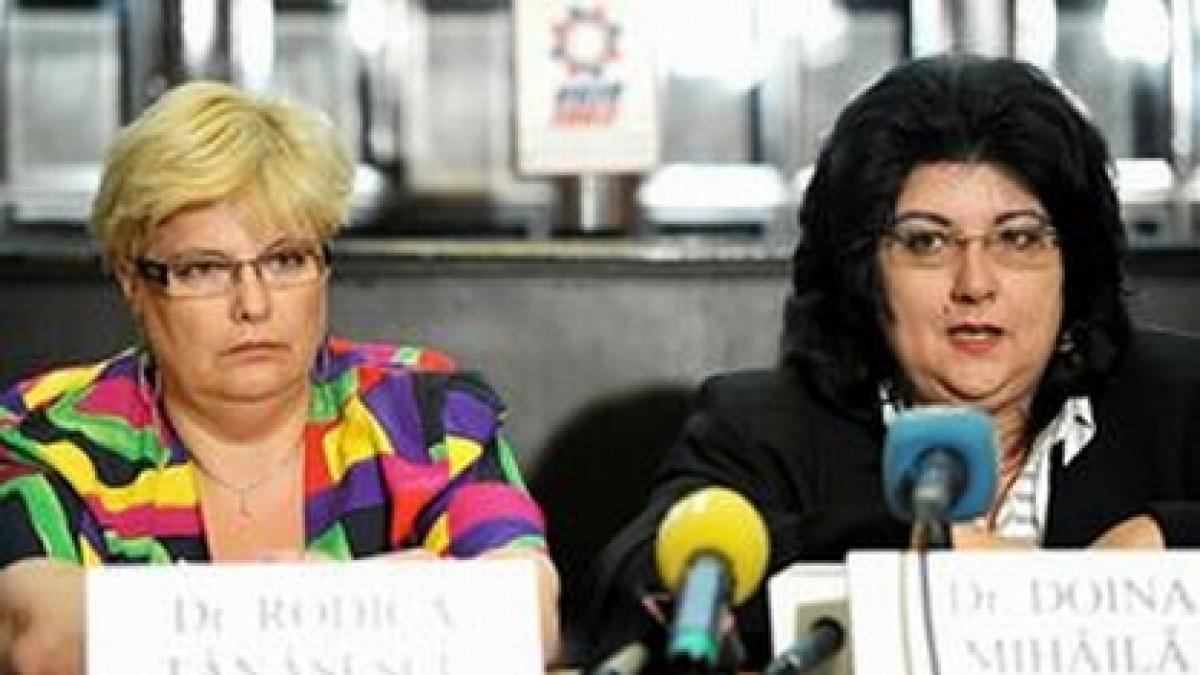 liderii medicilor de familie doina mihaila si rodica tanasescu si au anuntat demisiile