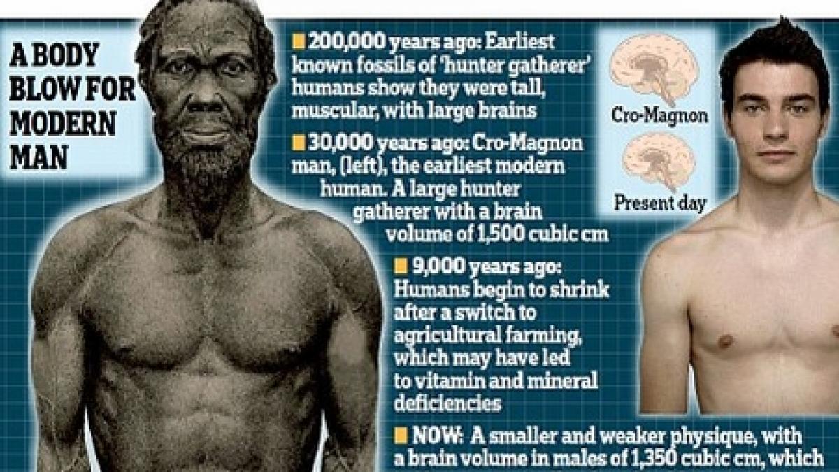 avem creierul mai mic si suntem mai scunzi decat stramosii nostri vezi cauzele