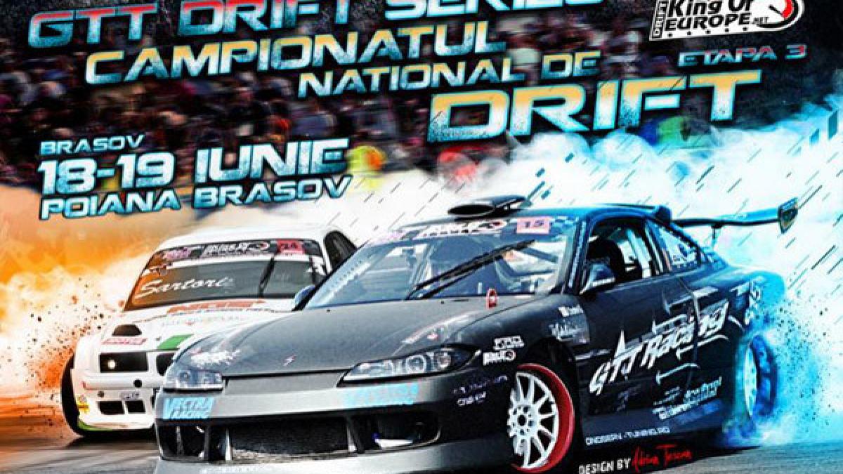 imagini de la cea de a treia etapa a campionatului national de drifting