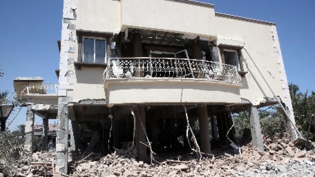 imagini socante circa 15 civili au fost ucisi in timpul raidurilor aeriene din libia