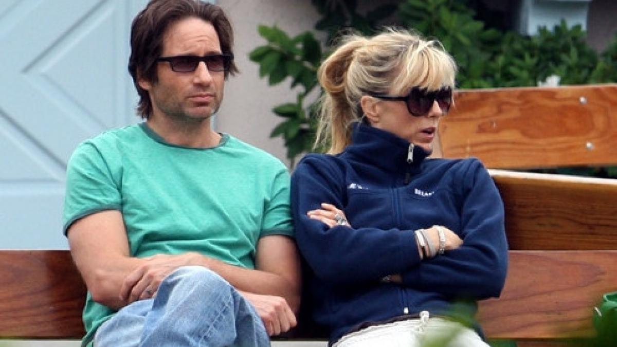 david duchovny s a separat din nou de sotia sa tea leoni