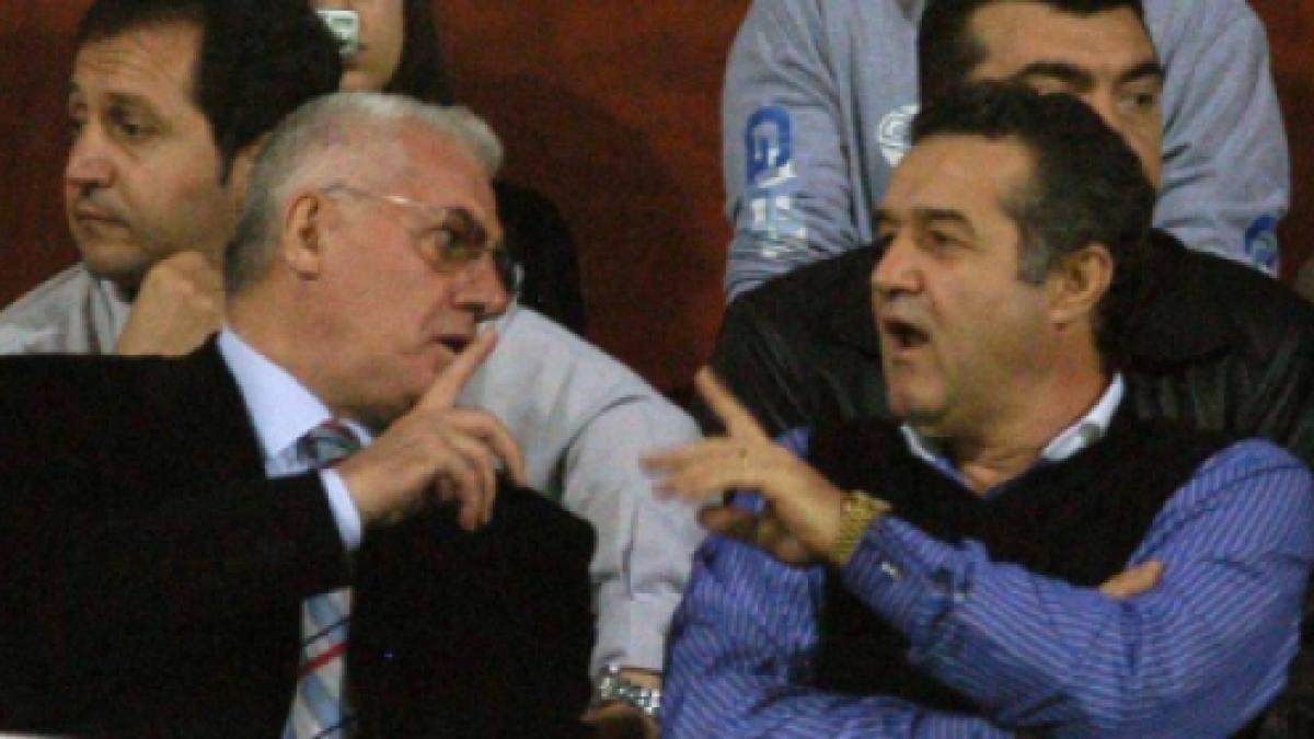 dragomir si becali s au jignit si s au injurat ca la usa cortului pe tema drepturilor tv