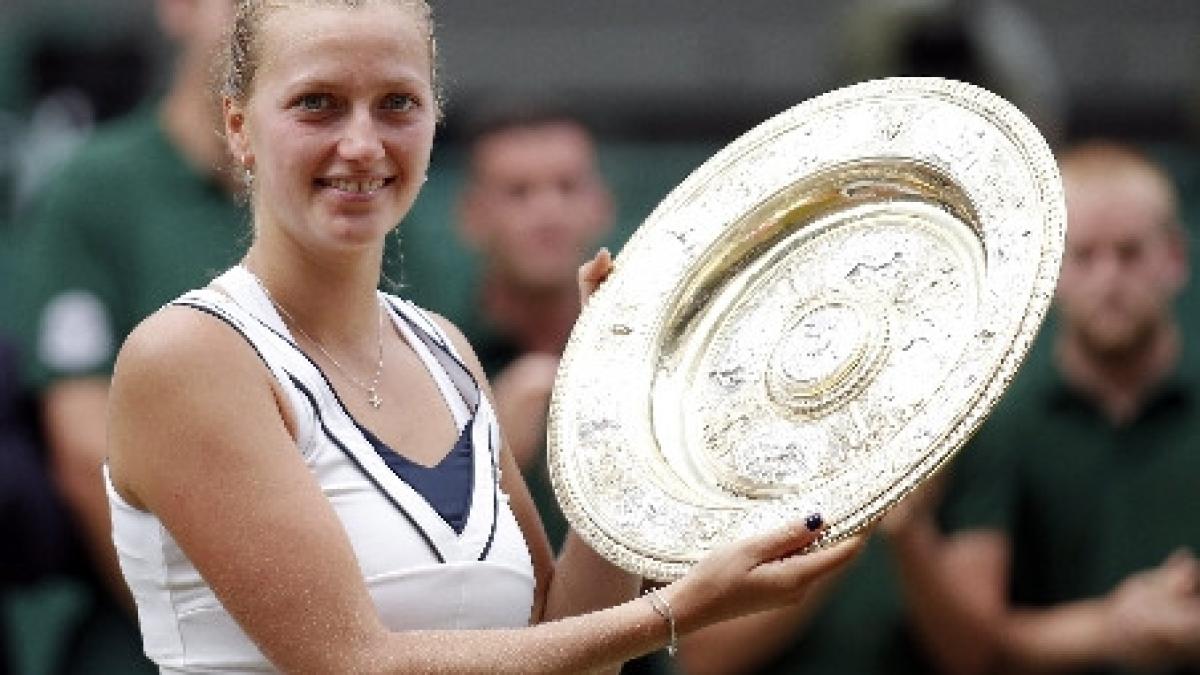 wimbledon 2011 petra kvitova o invinge pe sharapova si castiga primul turneu de mare slem din